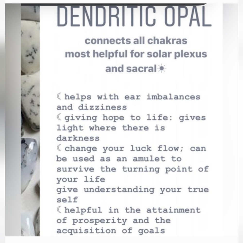 HOST PICK! 🎉🎊Dendritic Opal Opalite & Agate Sterling Necklace Sz22" Adjustable - Picture 12 of 13